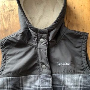 XL chalk check print Columbia Benton Springs Vest